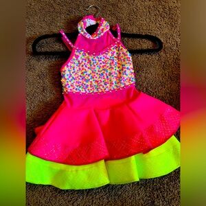 Girls dance costume